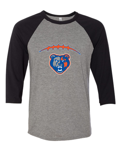 Grand Oaks Grizzlies Football #2 Women's Baseball T-Shirt