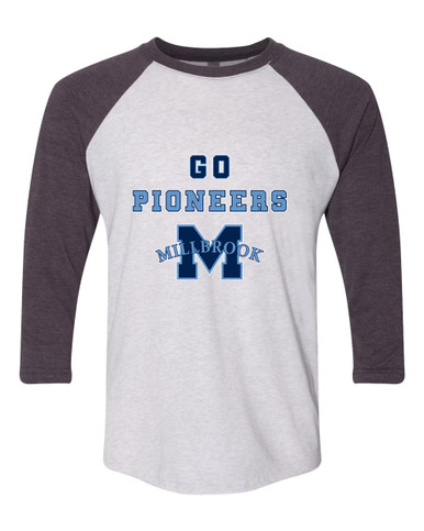 Millbrook Pioneers Go Team Men's Baseball T-Shirt