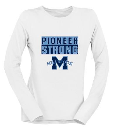 Millbrook Pioneers Strong #1 Women's LS T-Shirt