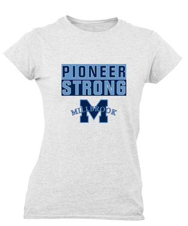 Millbrook Pioneers Strong #1 Women's Premium SS T-Shirt