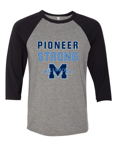 Millbrook Pioneers Strong #2 Women's Baseball T-Shirt