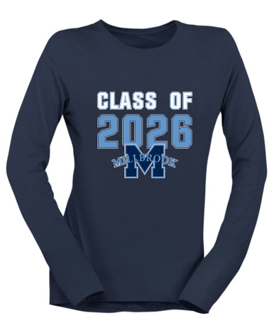 Millbrook Pioneers Class of 2026 Women's Premium LS T-Shirt