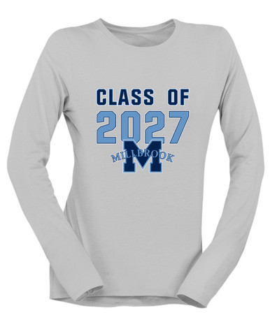 Millbrook Pioneers Class of 2027 Women's LS T-Shirt