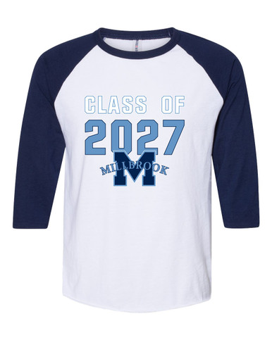 Millbrook Pioneers Class of 2027 Men's Baseball T-Shirt