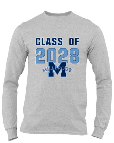 Millbrook Pioneers Class of 2028 Men's LS T-Shirt