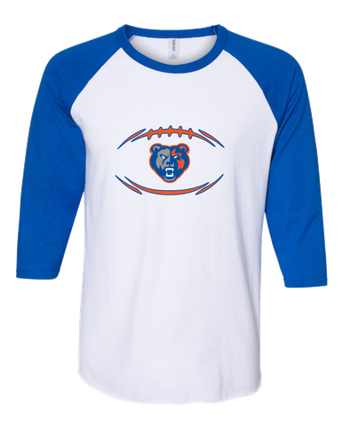 Grand Oaks Grizzlies Football #3 Women's Baseball T-Shirt