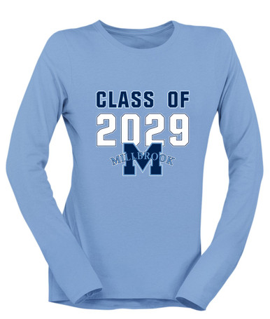 Millbrook Pioneers Class of 2029 Women's LS T-Shirt