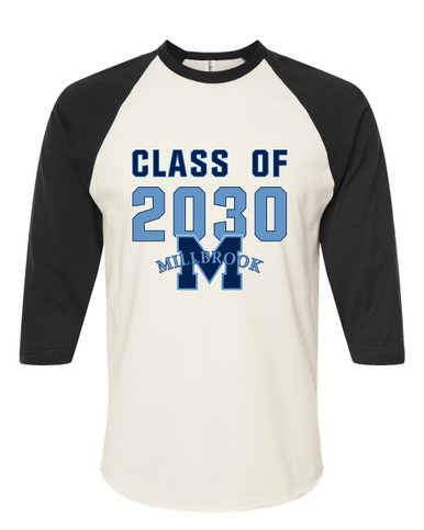 Millbrook Pioneers Class of 2030 Women's Baseball T-Shirt