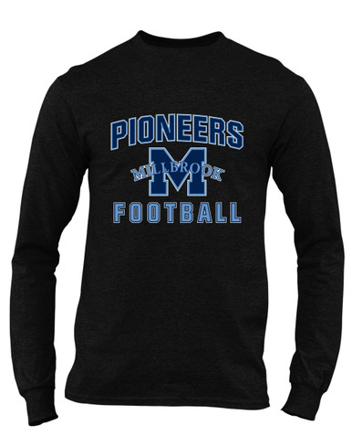 Millbrook Pioneers Football #1 Men's LS T-Shirt