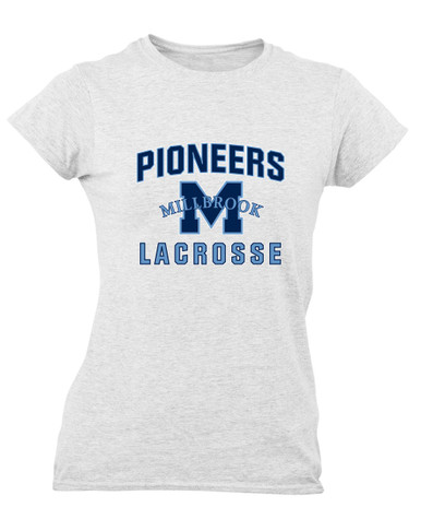 Millbrook Pioneers Lacrosse Women's Premium SS T-Shirt