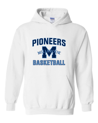 Millbrook Pioneers Basketball #1 Men's Hoodie