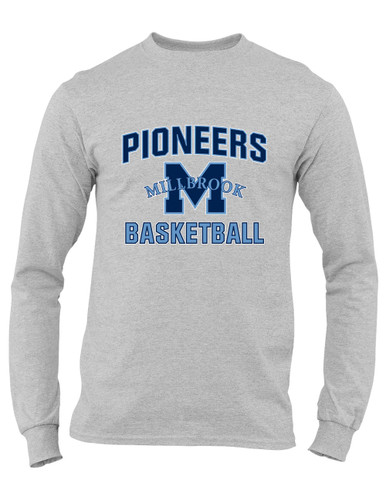 Millbrook Pioneers Basketball #1 Men's Premium LS T-Shirt