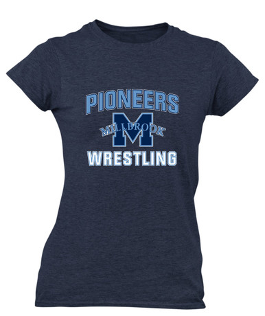 Millbrook Pioneers Wrestling Women's SS T-Shirt