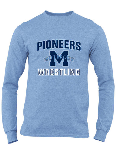 Millbrook Pioneers Wrestling Men's LS T-Shirt