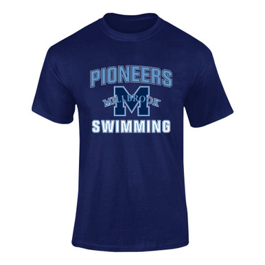 Millbrook Pioneers Swimming Men's SS T-Shirt