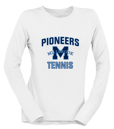 Millbrook Pioneers Tennis Women's Premium LS T-Shirt
