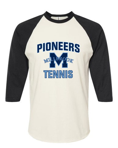 Millbrook Pioneers Tennis Women's Baseball T-Shirt