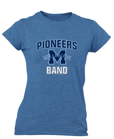 Millbrook Pioneers Band # 1 Women's Premium SS T-Shirt