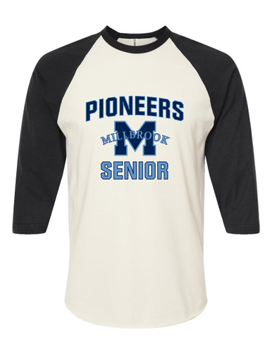 Millbrook Pioneers Senior #1 Men's Baseball T-Shirt