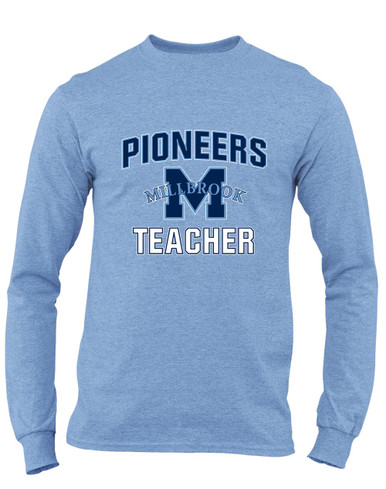 Millbrook Pioneers Teacher Men's LS T-Shirt
