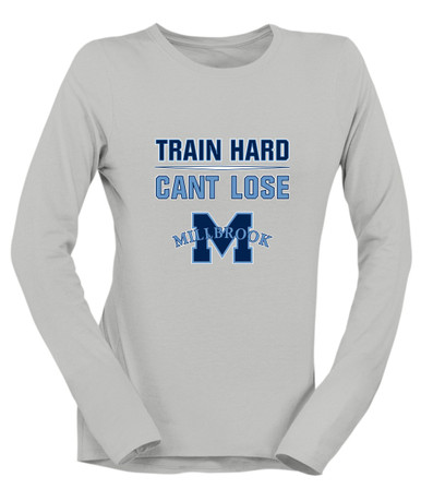 Millbrook Pioneers Train Hard, Can't Lose Women's Premium LS T-Shirt
