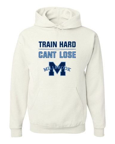 Millbrook Pioneers Train Hard, Can't Lose Men's Premium Hoodie