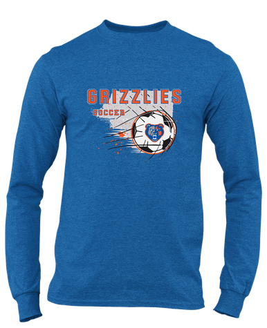 Grand Oaks Grizzlies Soccer #2 Men's Premium LS T-Shirt