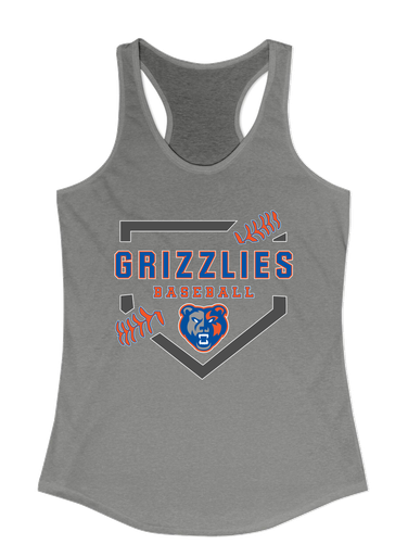 Grand Oaks Grizzlies Baseball #2 Women's Tank Top
