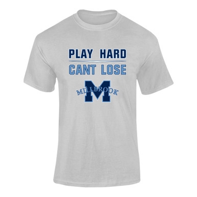 Millbrook Pioneers Play Hard, Can't Lose Men's Premium SS T-Shirt