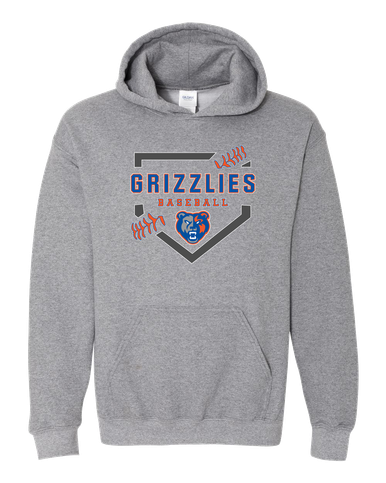Grand Oaks Grizzlies Baseball #2 Men's Hoodie