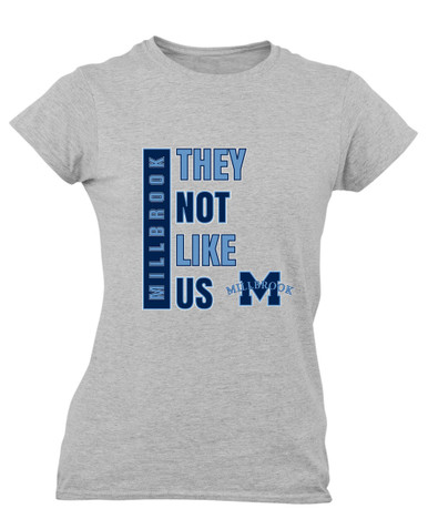 Millbrook Pioneers They Not Like Us #1 Women's Premium SS T-Shirt