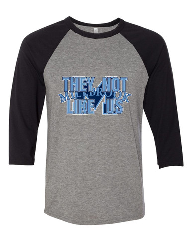 Millbrook Pioneers They Not Like Us #2 Men's Baseball T-Shirt