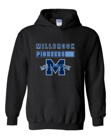 Millbrook Pioneers Mascot #7 Men's Hoodie
