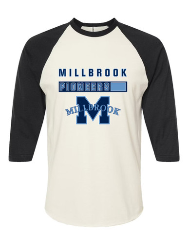 Millbrook Pioneers Mascot #7 Men's Baseball T-Shirt