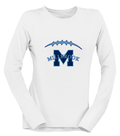 Millbrook Pioneers Football #2 Women's Premium LS T-Shirt