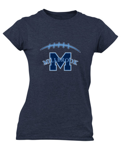 Millbrook Pioneers Football #2 Women's Premium SS T-Shirt