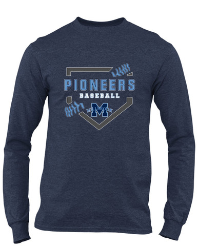 Millbrook Pioneers Baseball #2 Men's LS T-Shirt