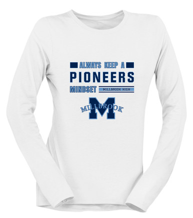 Millbrook Pioneers Mindset Women's Premium LS T-Shirt