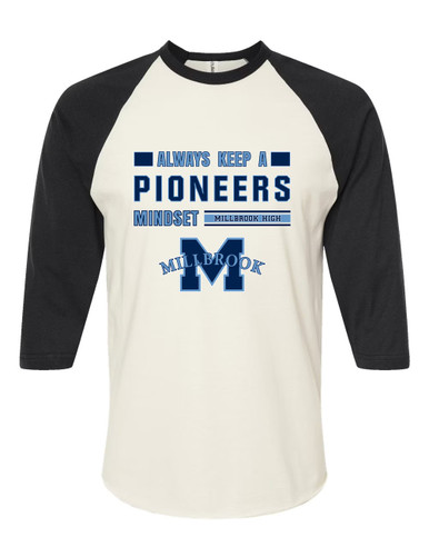 Millbrook Pioneers Mindset Women's Baseball T-Shirt