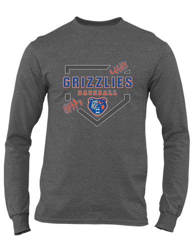 Grand Oaks Grizzlies Baseball #2 Men's Premium LS T-Shirt