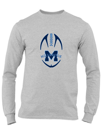 Millbrook Pioneers Football #4 Men's LS T-Shirt