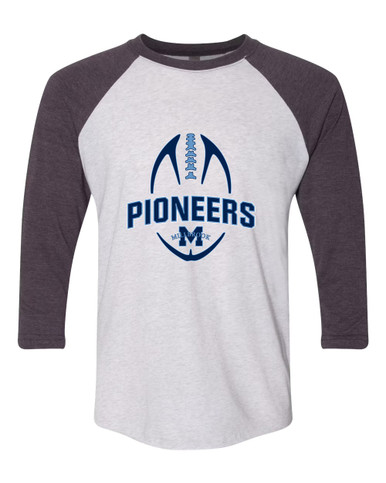 Millbrook Pioneers Football #5 Women's Baseball T-Shirt