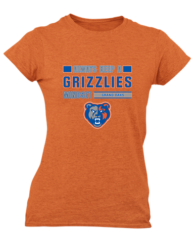 Grand Oaks Grizzlies Mindset Women's SS T-Shirt