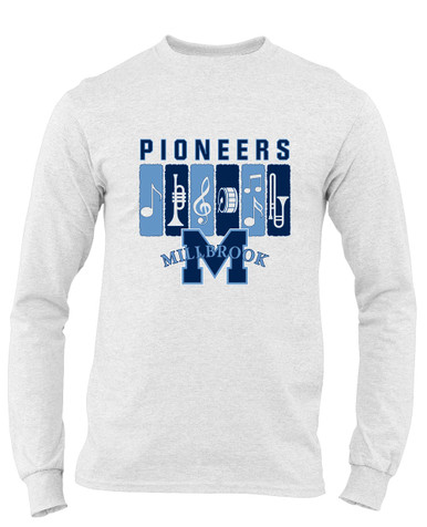 Millbrook Pioneers Band # 2 Men's Premium LS T-Shirt