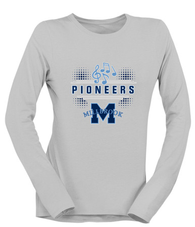 Millbrook Pioneers Band # 3 Women's LS T-Shirt