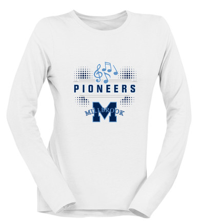 Millbrook Pioneers Band # 3 Women's Premium LS T-Shirt