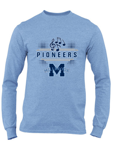 Millbrook Pioneers Band # 3 Men's LS T-Shirt