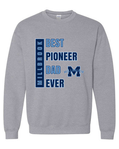 Millbrook Pioneers Best Pioneer Dad Men's Sweatshirt