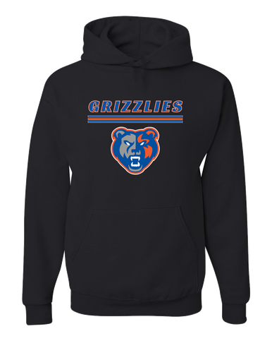 Grand Oaks Grizzlies Mascot #8 Men's Premium Hoodie