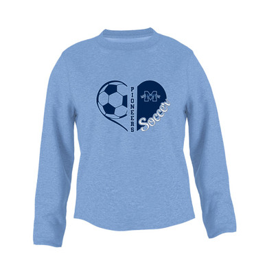 Millbrook Pioneers Heart Soccer Women's Sweatshirt
